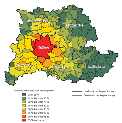 Karte Preise Region