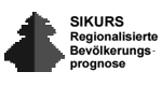 Sikurs regionalisierte Bevölkerungsprognose